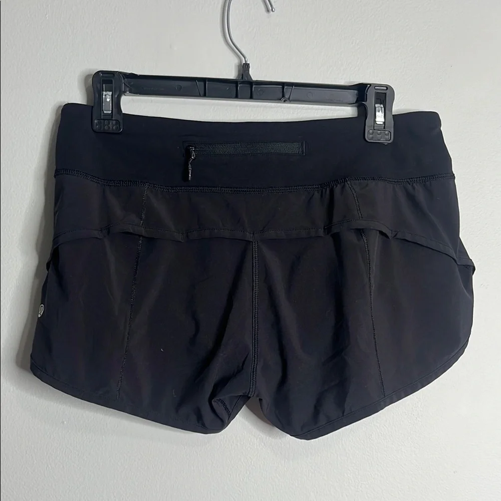 Women's Black Athletic Shorts - Picture 3 of 4